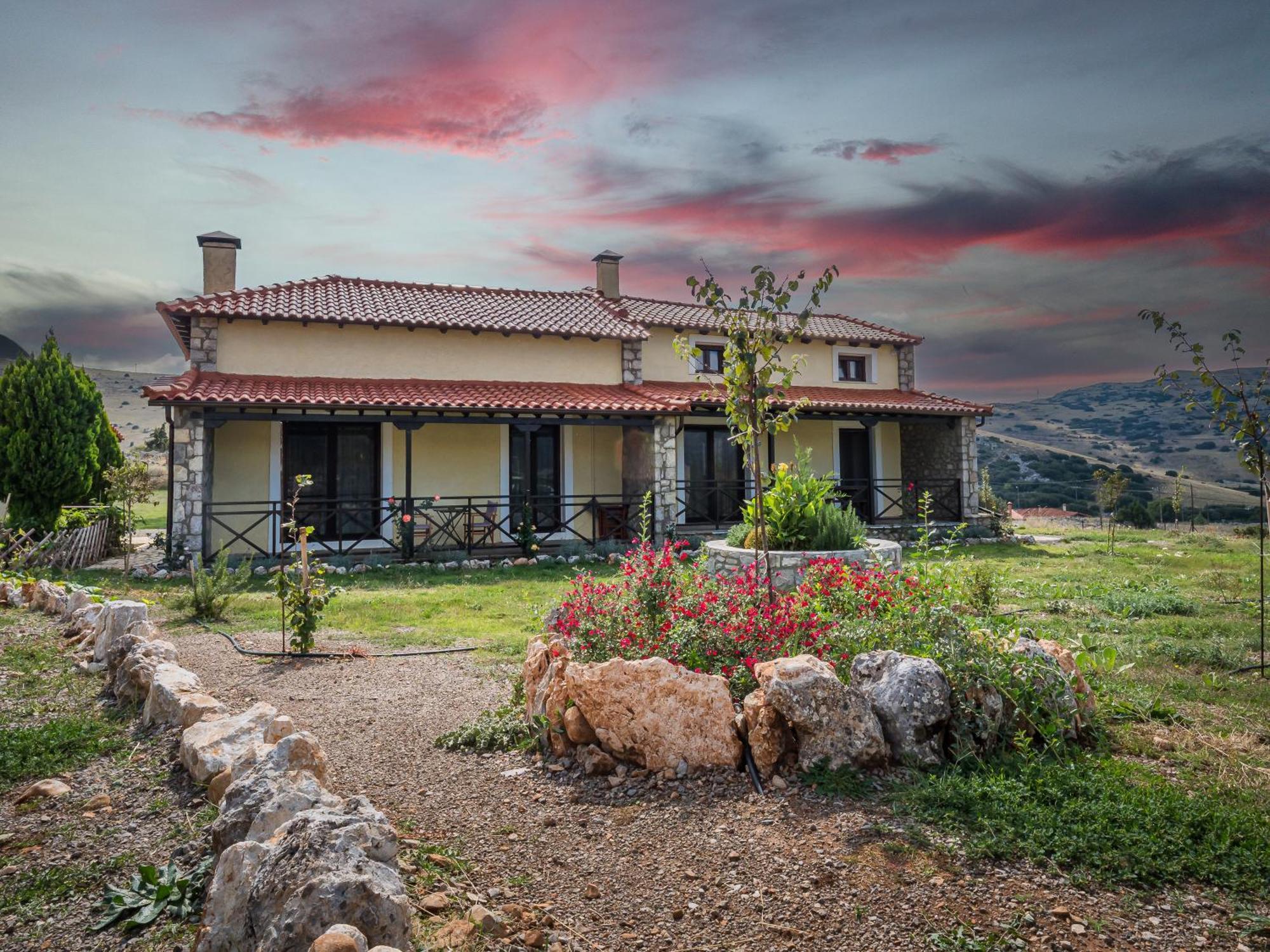 Chalet Renata 1 Livadi Arachovas Kalívia Exteriér fotografie