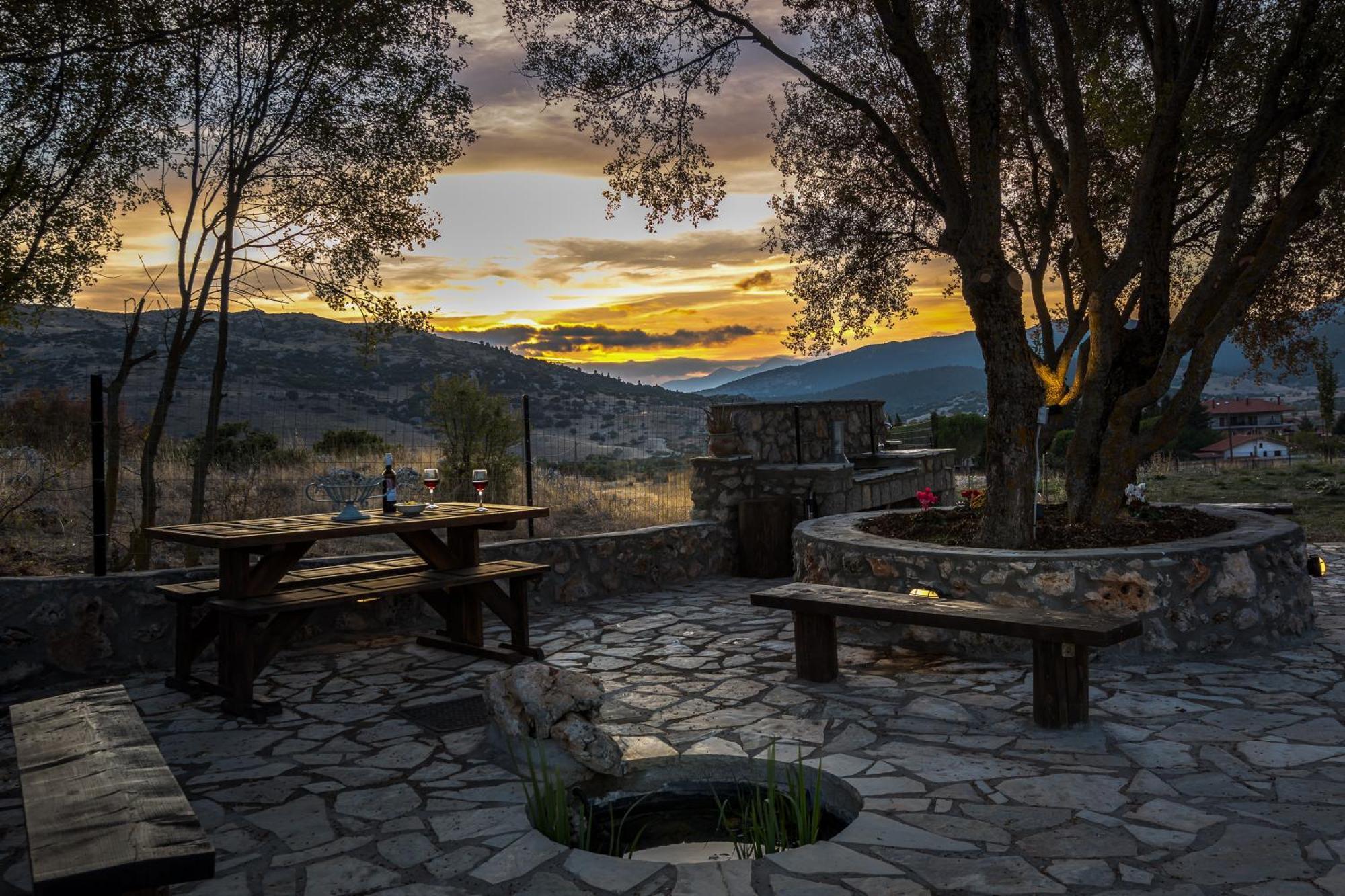 Chalet Renata 1 Livadi Arachovas Kalívia Exteriér fotografie